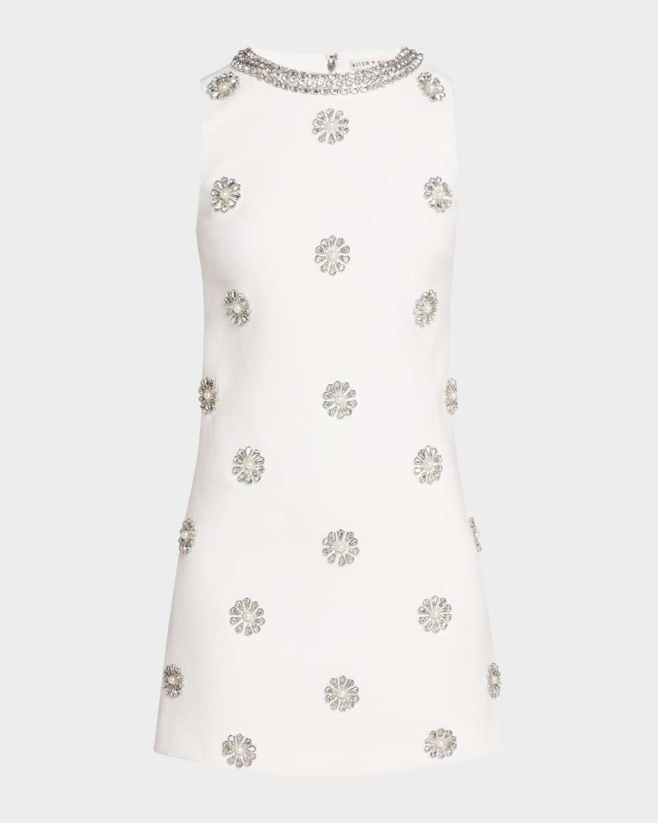 Clyde Embellished Shift Dress